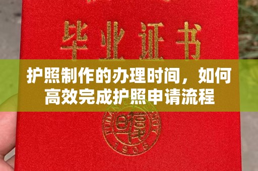 温州护照制作的办理时间，如何高效完成护照申请流程
