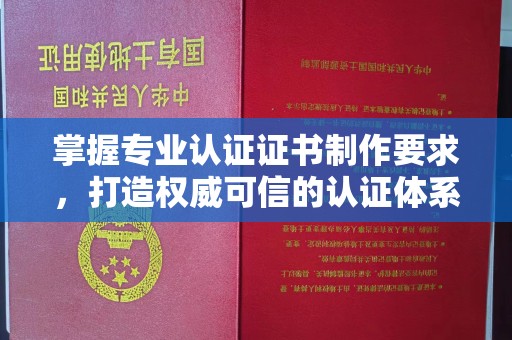 温州掌握专业认证证书制作要求，打造权威可信的认证体系