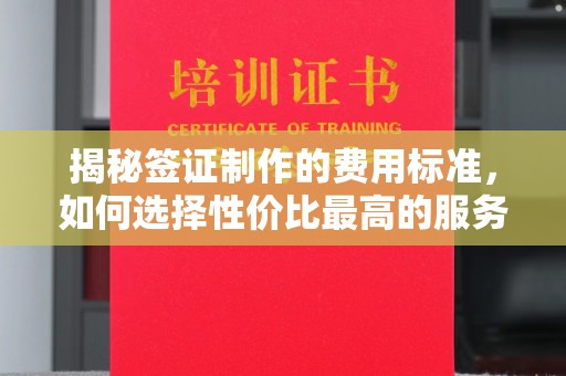 温州揭秘签证制作的费用标准，如何选择性价比最高的服务？