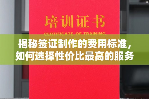 温州揭秘签证制作的费用标准，如何选择性价比最高的服务？