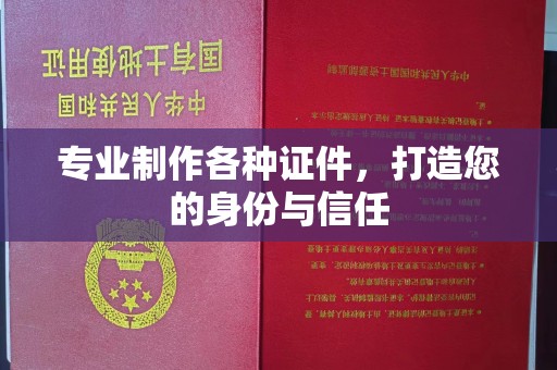 温州专业制作各种证件，打造您的身份与信任