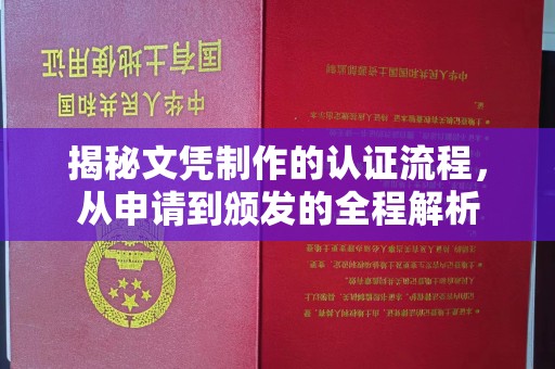 温州揭秘文凭制作的认证流程，从申请到颁发的全程解析
