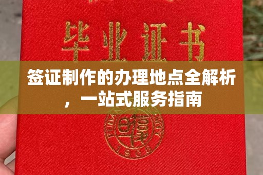 温州签证制作的办理地点全解析，一站式服务指南