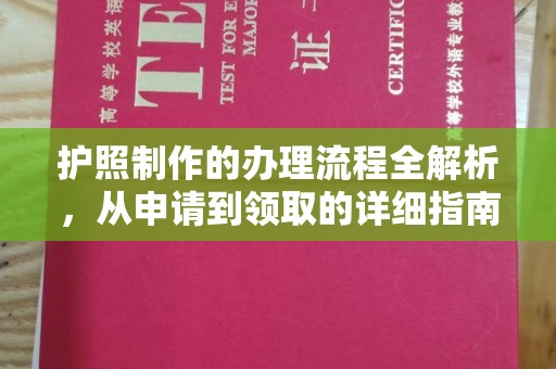 温州护照制作的办理流程全解析，从申请到领取的详细指南